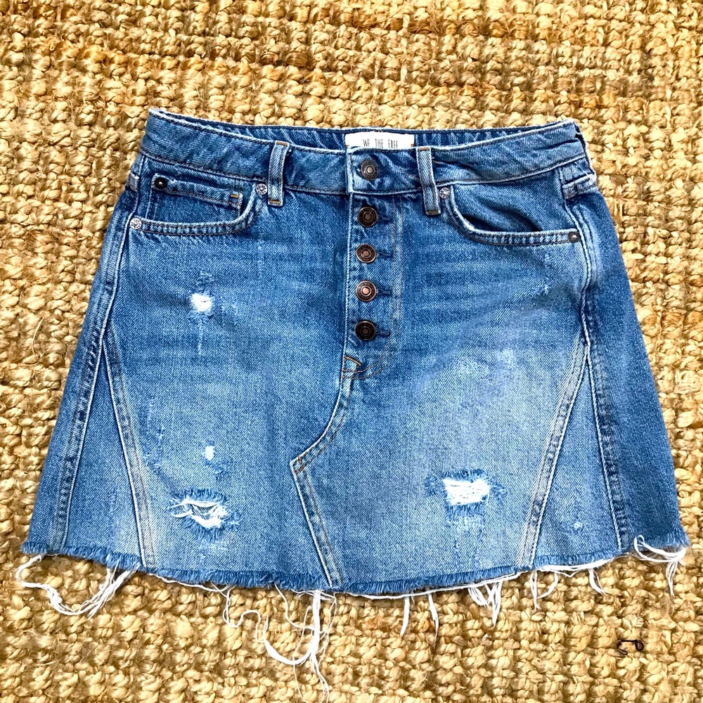 Free People Denim Skirt 27